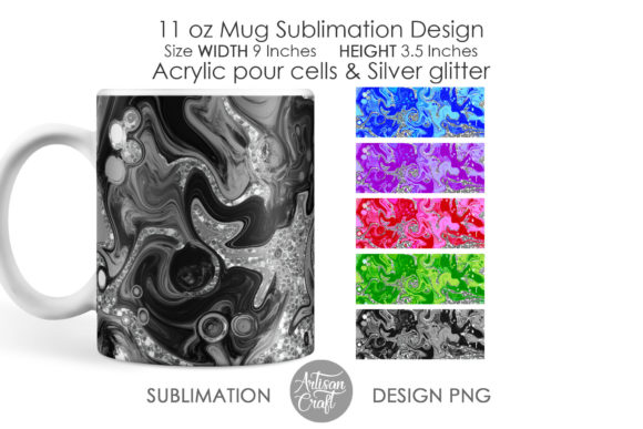 Download 11oz Mug Sublimation Designs, Fluid Art - Sublimation design Collection