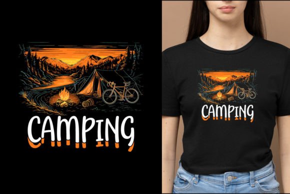 Download Camping T Shirt Design, Happy Camper All - T shirt Collection