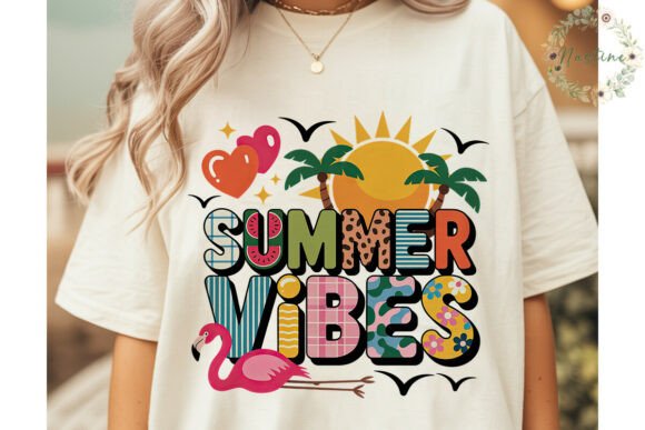 Download Summer Vibes Tropical Sublimation Design - Sublimation design Collection