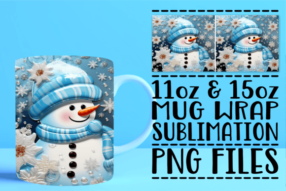 Download Winter Holiday 3D Mug Sublimation Design - Sublimation design Collection