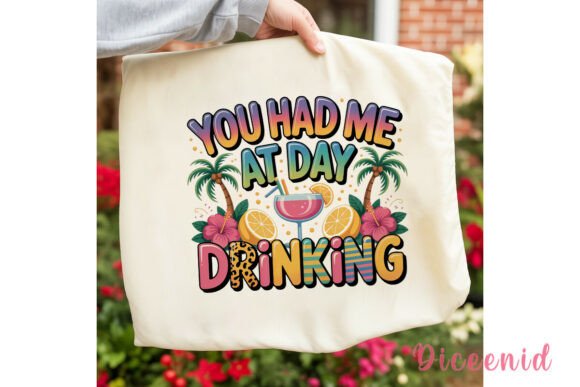 Download Day Drinking Tropical Sublimation Design - Sublimation design Collection