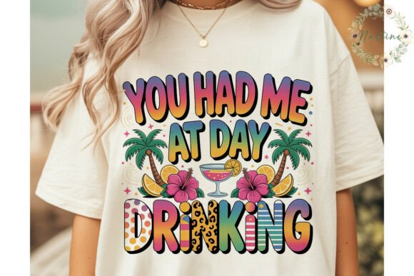 Download Day Drinking Tropical Sublimation Design - Sublimation design Collection