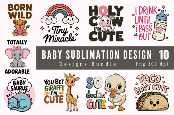 Download Baby Sublimation Design Bundle - Sublimation design Collection