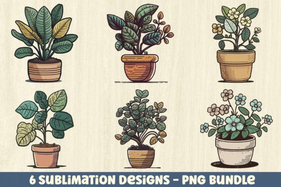 Download Plant Sublimation Designs Bundle - Sublimation design Collection