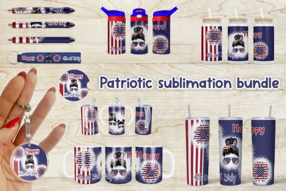 Download Patriotic Sublimation Design Bundle - Sublimation design Collection