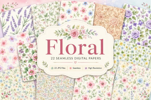 Download Floral Pattern Seamless Digital Set - Pattern seamless Collection