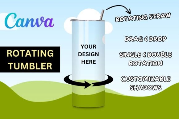 Download Animated Skinny Tumbler Video for Canva - Skinny tumbler Collection