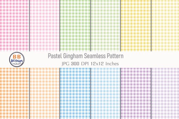 Download Pastel Gingham Pattern Seamless Paper - Pattern seamless Collection