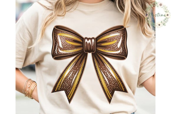 Download Bronze Glitter Bow Sublimation Design - Sublimation design Collection