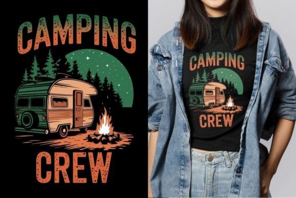 Download Camping Crew Sublimation Design - Sublimation design Collection