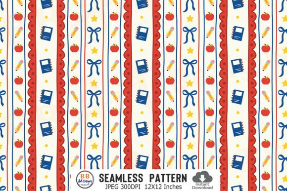Download Coquette School Pattern Seamless Paper - Pattern seamless Collection