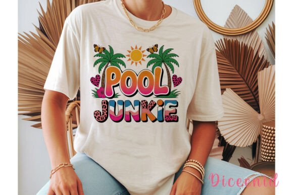 Download Pool Junkie Tropical Sublimation Design - Sublimation design Collection